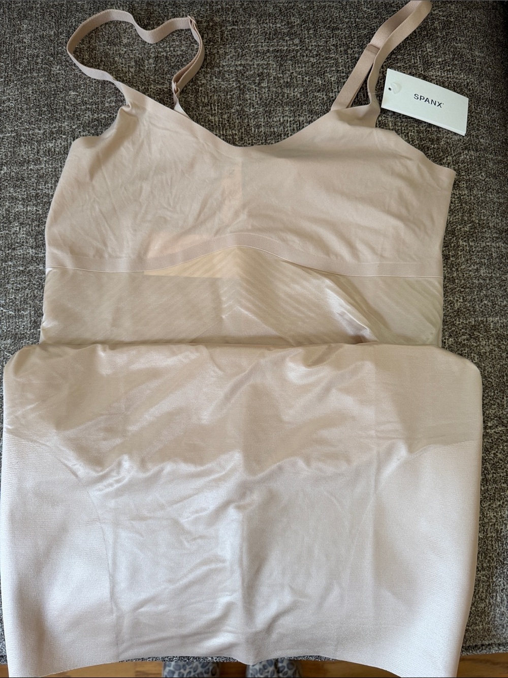 SPANX Light Nude Shaping Slip with Adjustable Straps
